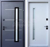 Металлическая дверь Стекло №265